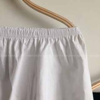 Áo trễ vai croptop tay rúm