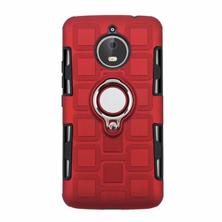 Ốp lưng chống sốc + giá đỡ điện thoại dạng nhẫn cho Motorola Moto E4plus