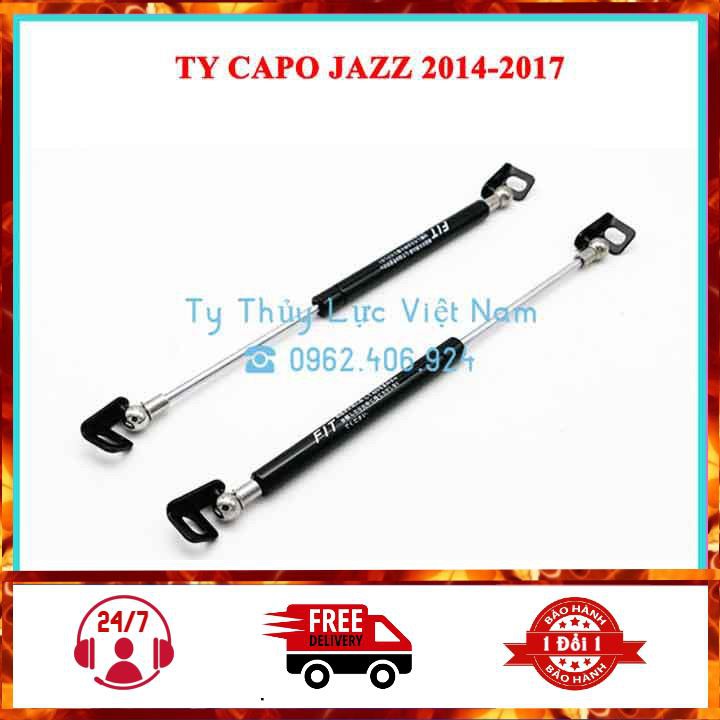 [Honda Jazz 2014-2017] Bộ Ty Thủy Lực, Ben Hơi Chống Nắp Capo Cho Xe Honda Jazz 2014-2017