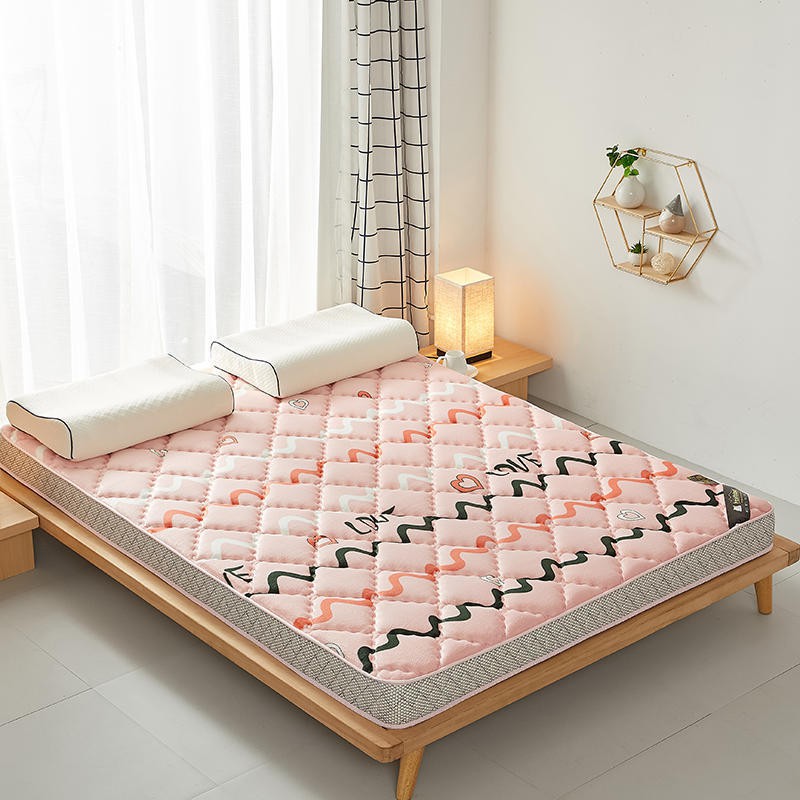 Rẻ và đẹp☸▦☞Nệm dày và đôi 1.5 / 1.8m dành cho sinh viên Giường ngủ ký túc xá có trải chiếu tatami trên sàn