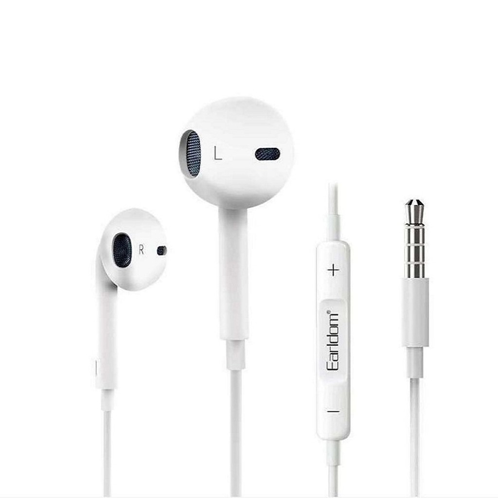 Tai nghe có dây chân tròn ⭐ FREE SHIP ⭐chính hãng Earldom earphones 3,5mm