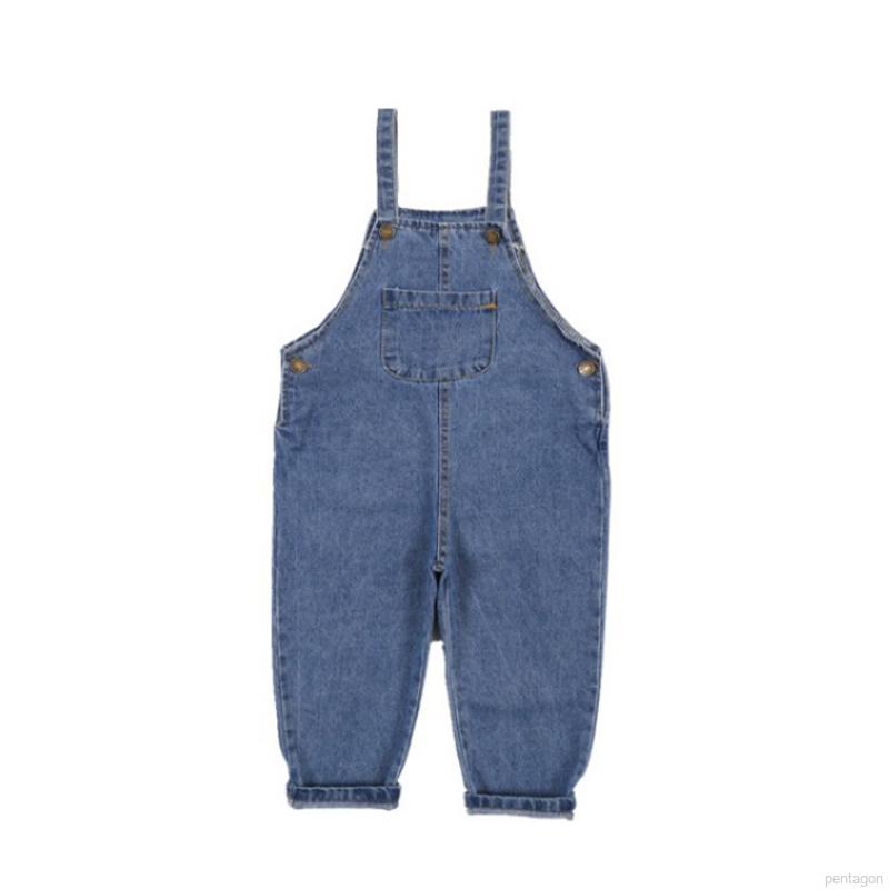 Quần Yếm Denim Cho Bé Gái