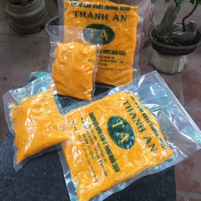 Bột trứng muối đóng gói 500gr/1 túi