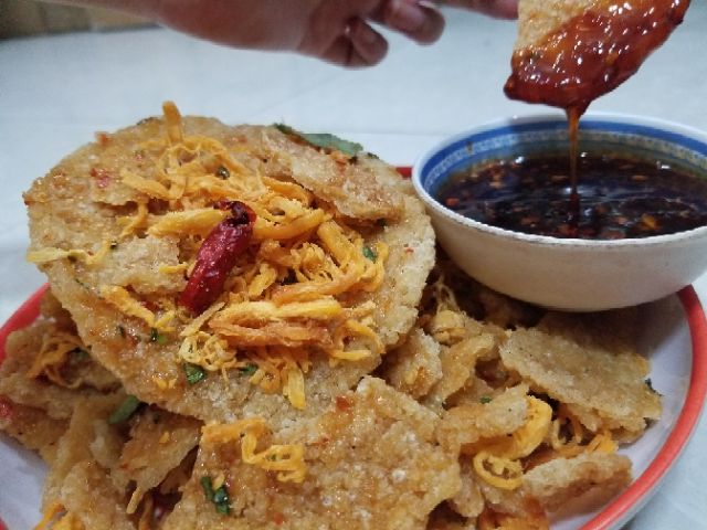 300gr Bánh tráng trộn Long An thập cẩm miếng vuông