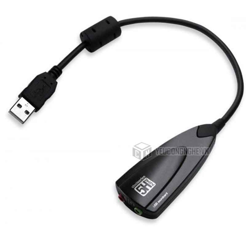 Steel Sound 5Hv2 USB 7.1 Channel Sound Card bộ convert USB