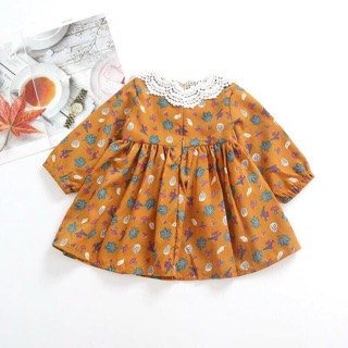 Váy hoa lá babydoll