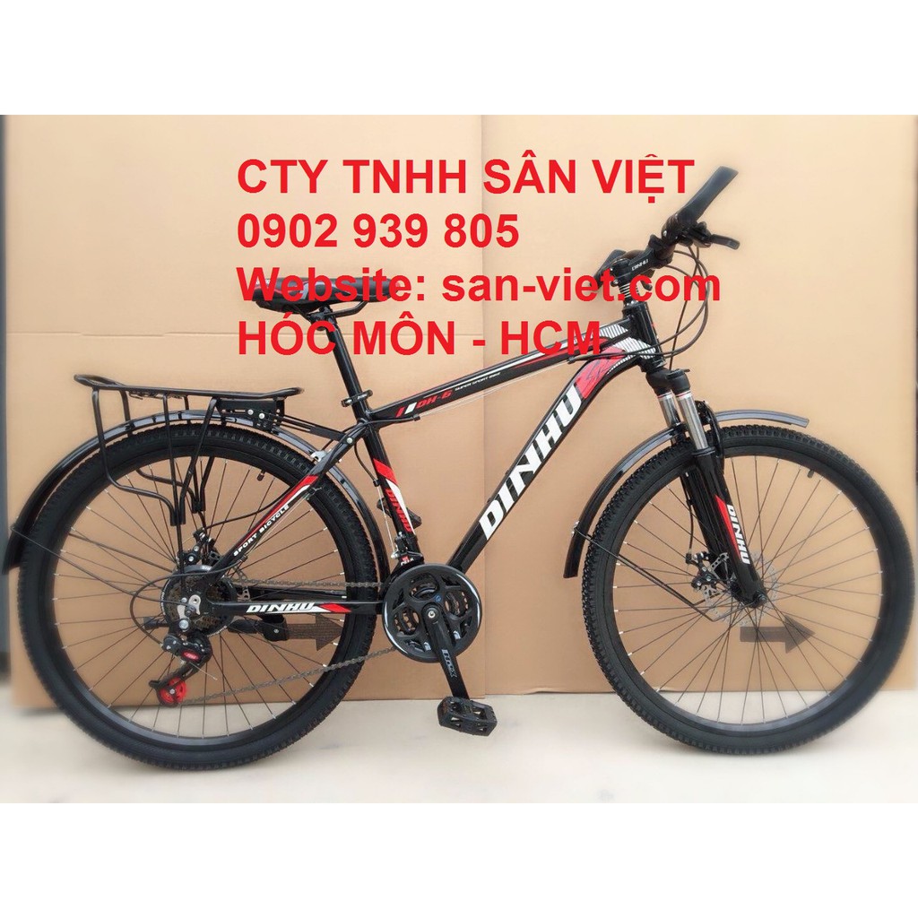 XE ĐẠP 24INCH CỐT BẠC ĐẠN DINHU CÓ ĐỀ