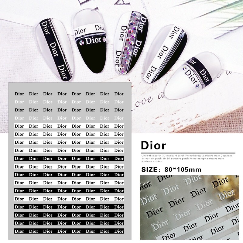stiker trang tri nail DIO
