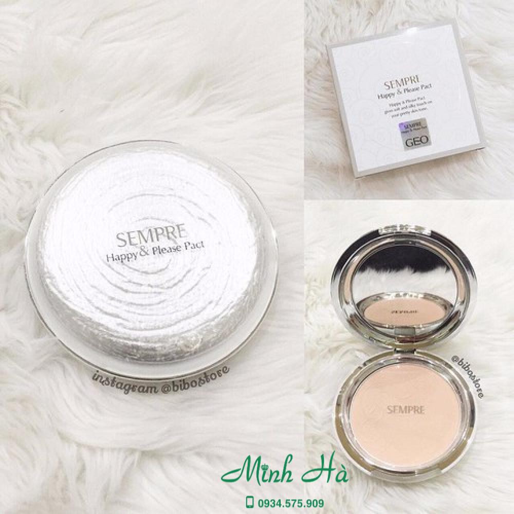 Phấn phủ Geo Sempre Happy And Please Pact