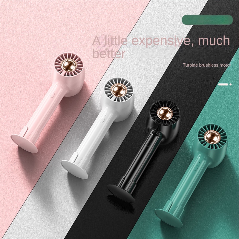 Quạt Làm Mát Không Cánh Cầm Tay 3 Tốc Độ Sạc USB Có Thể Điều Chỉnh
