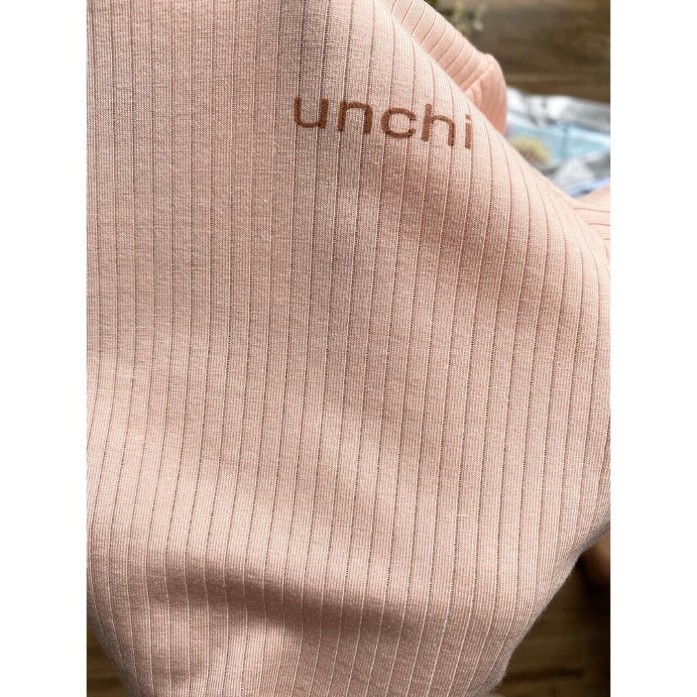 Bộ ngắn tay unchi thun lạnh chui đầu cài vai