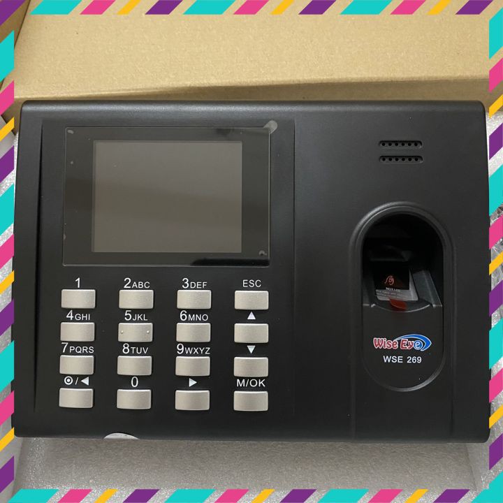 [ HÀNG CHÍNH HÃNG ] Máy chấm công Wise Eye WSE 269 full chức năng vân tay, thẻ, pin lưu điện | BigBuy360 - bigbuy360.vn