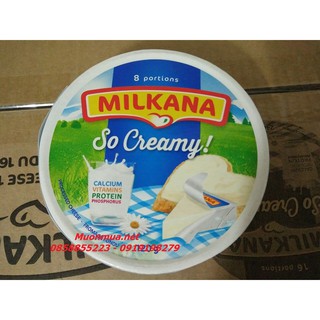 Phô mai đơn Milkana 8 viên 120g (Date T7/2022)