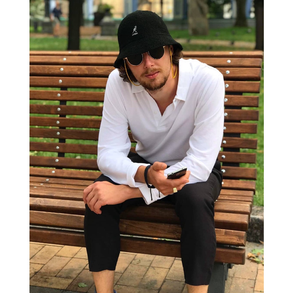 KANGOL Nón Vành Chống Nắng Thoáng Khí Thời Trang Xuân Hè Cho Unisex