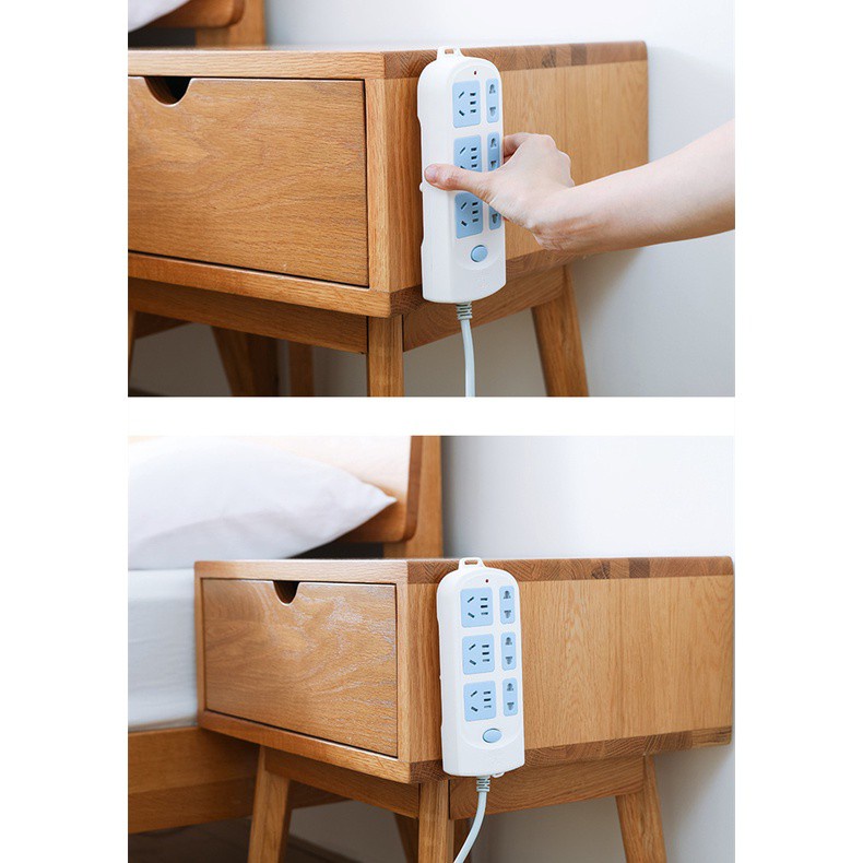 Giá Đỡ Treo Tường Cố Định Ổ Cắm Điện Miếng Dán Tường Treo Ổ Cắm Điện WIFI dấu ngoặc