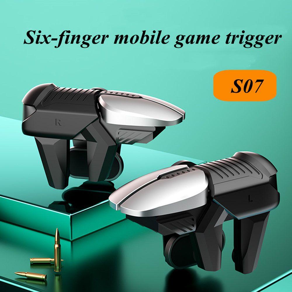 AUGUSTINA 1 Cặp Nút Bấm L1R1 Chơi Game PUBG Bằng Kim Loại