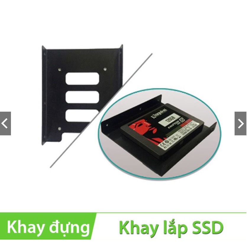 Khay kim loại chuyển ổ cứng HDD/SSD 2.5" sang 3.5" - Loại Tốt