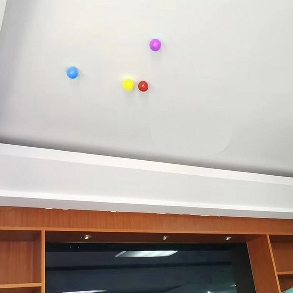 Throwing Balls Luminous Sticky On Ceiling Stick Wall Ball Sticky Squash Ball