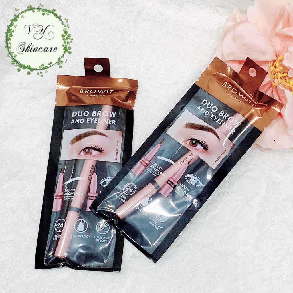 Kẻ chân mày và kẻ mắt Browit Nongchat Brow And Eyeliner