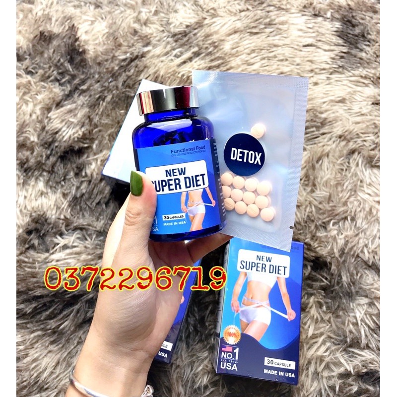 Viên uống giảm cân New Super Diet an toàn chính hãng