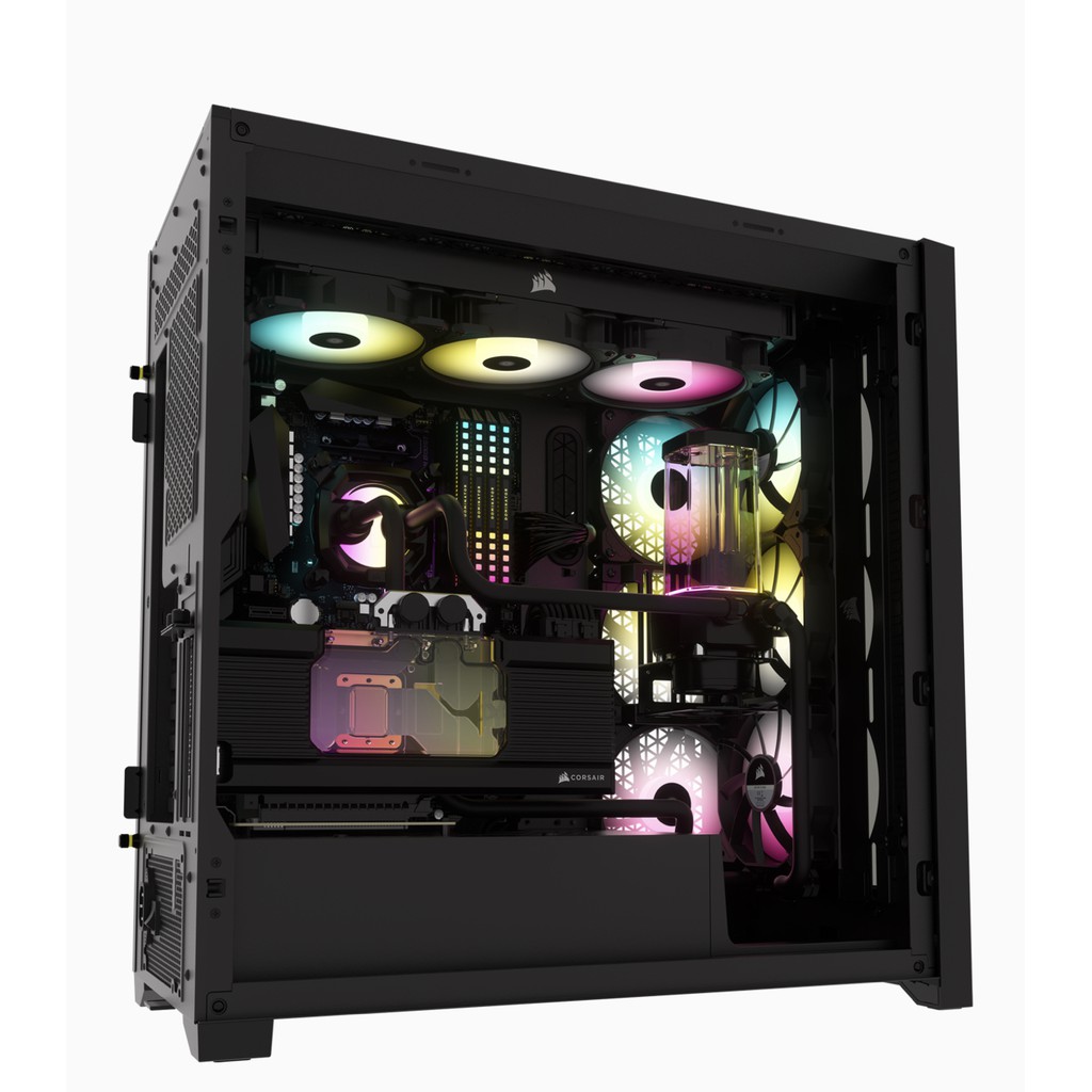 Vỏ máy tính Corsair iCUE 5000X RGB TG Black