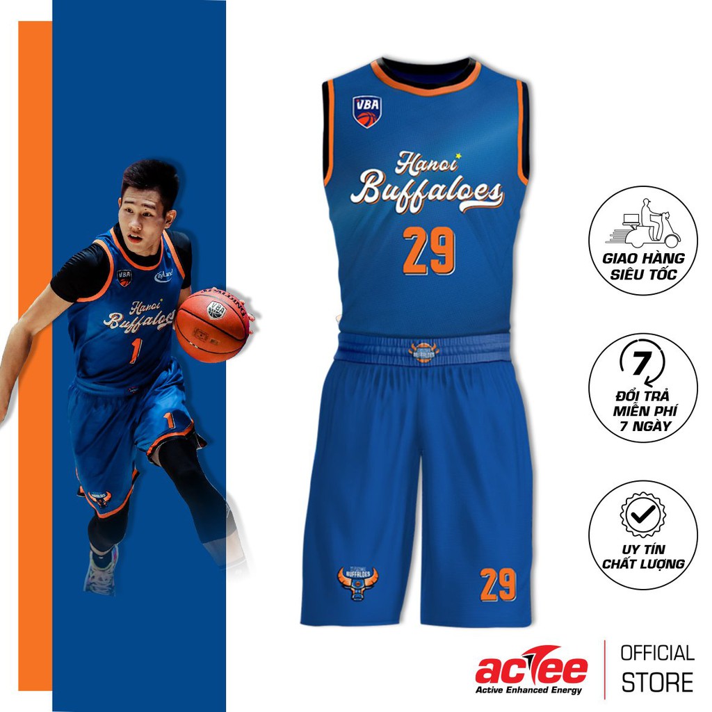 Đồ thi đấu bóng rổ Hanoi Buffaloes VBA 2020