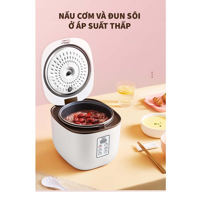 Nồi cơm điện TSUKI XH30 dung tích 3Lit, công nghệ làm nóng 360, nút chạm cảm ứng,nhiều chế độ, bảo hành 12 tháng