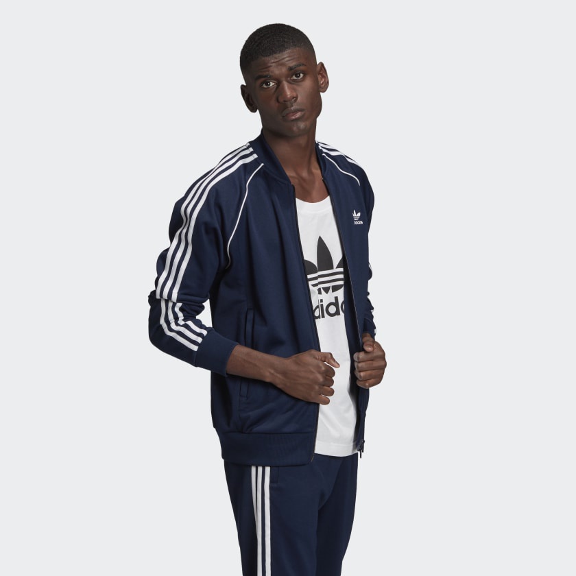 Áo khoác Adidas nam, Áo khoác thể thao, Áo khoác mùa đông - ADIDAS SST Navy GF0197 HÀNG CHÍNH HÃNG