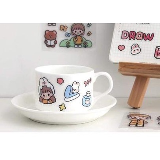 1 miếng dán sticker siêu đáng yêu
