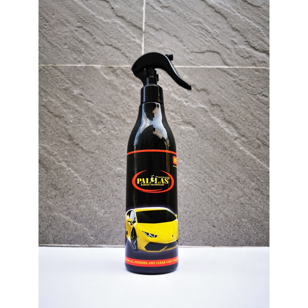 Dung dịch siêu bóng xe Pallas Carnauba Spray Polish Wax 333ml mẫu mới 2022
