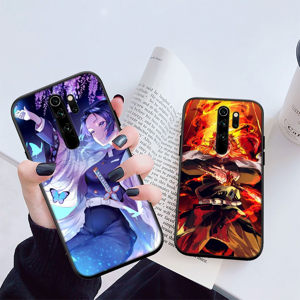 Ốp Lưng In Hình Nhân Vật Anime 62sa Demon Slaya Cho Xiaomi Redmi Note 8 9 Pro Max 8t 9s 9c