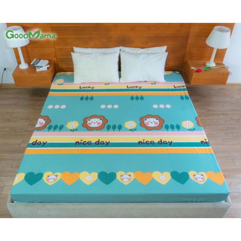 &quot;SALE SỐC&quot; Ga Chống Thấm Goodmama 100% Cotton [BH 6 THÁNG]
