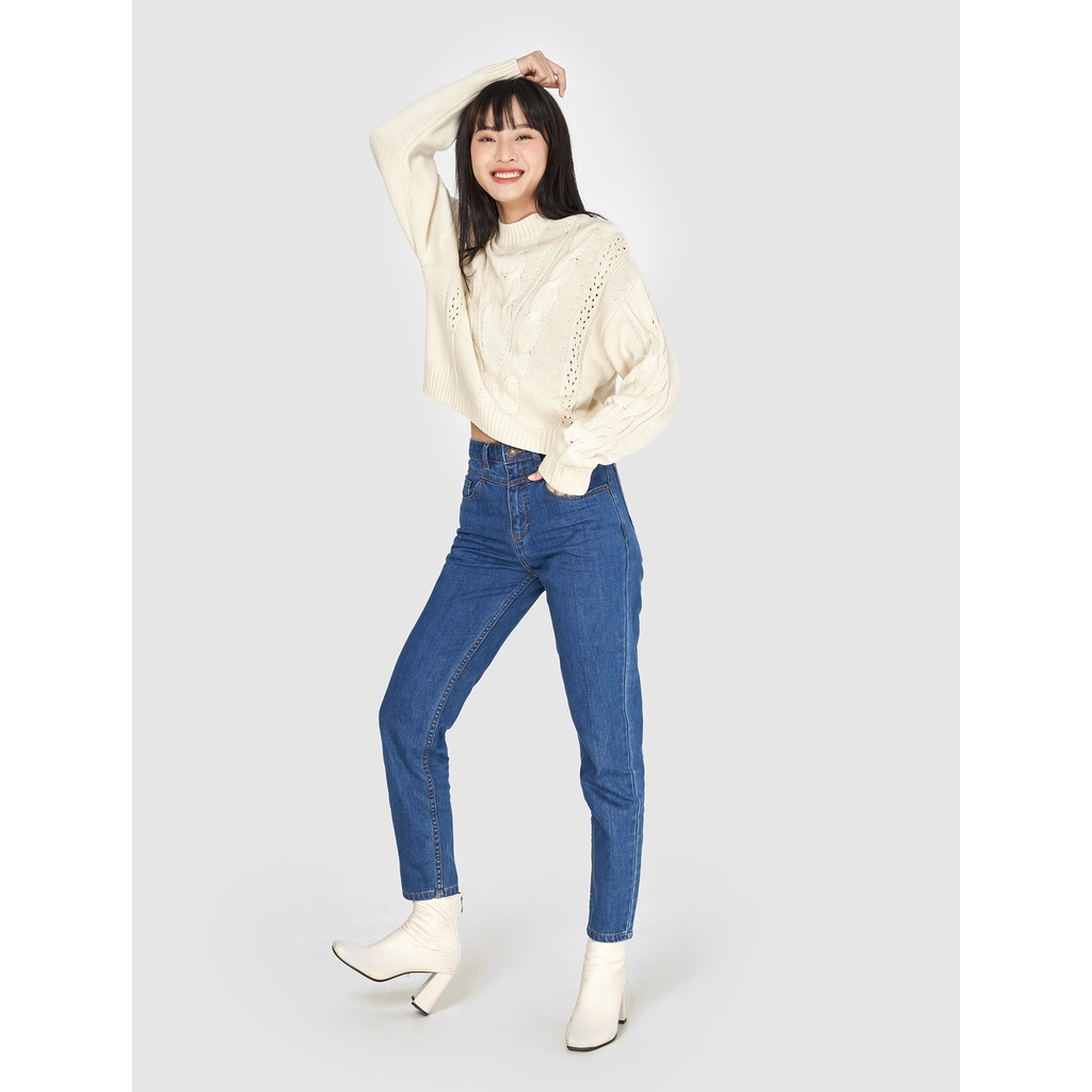 Áo len nữ CANIFA kiểu dệt vặn thừng - 6TE20W031 | BigBuy360 - bigbuy360.vn