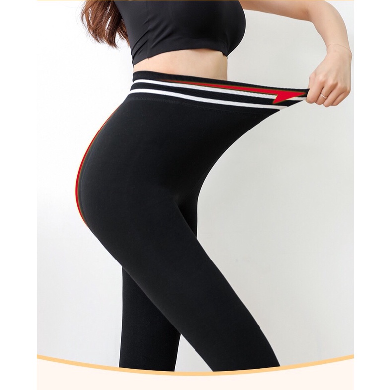 [Hot trend] Quần Tregging Cạp Cao chéo Sang Chảnh, Chất Umi Hàn Dày Dặn, Mặc Siêu Tôn Dáng leggin tất có lót long