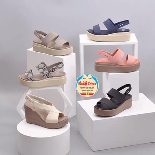 Giày Sandal nhựa đi mưa Cross Brooklyn đế cao 5cm