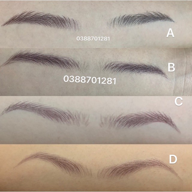 Xăm lông mày 3D - 1 bộ 11 cặp [ Có clip hương dẫn ] | BigBuy360 - bigbuy360.vn