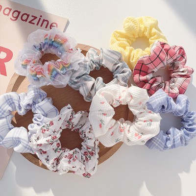 Dây buộc tóc đuôi ngựa phong cách Hàn Quốc dành cho nữ