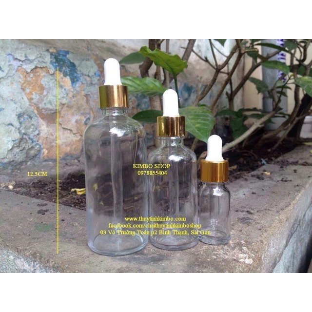 Combo 200 chai 10ml tinh dầu bóp giọt
