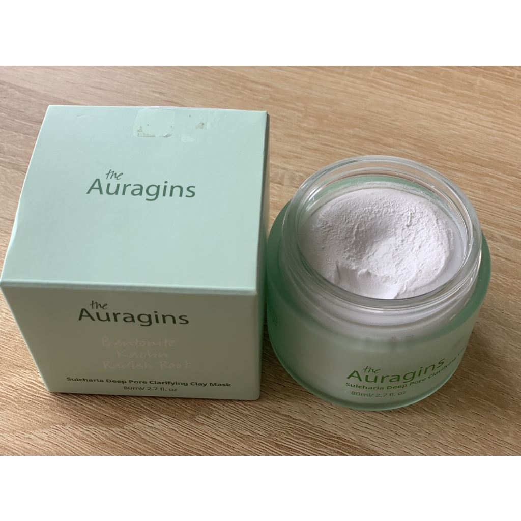 Mặt Nạ Đất Sét Loại Bỏ Dầu Nhờn Làm Sạch Sâu Giảm Mụn The Auragins Sulcharia Deep Pore Clarifying Clay Mask 80ml