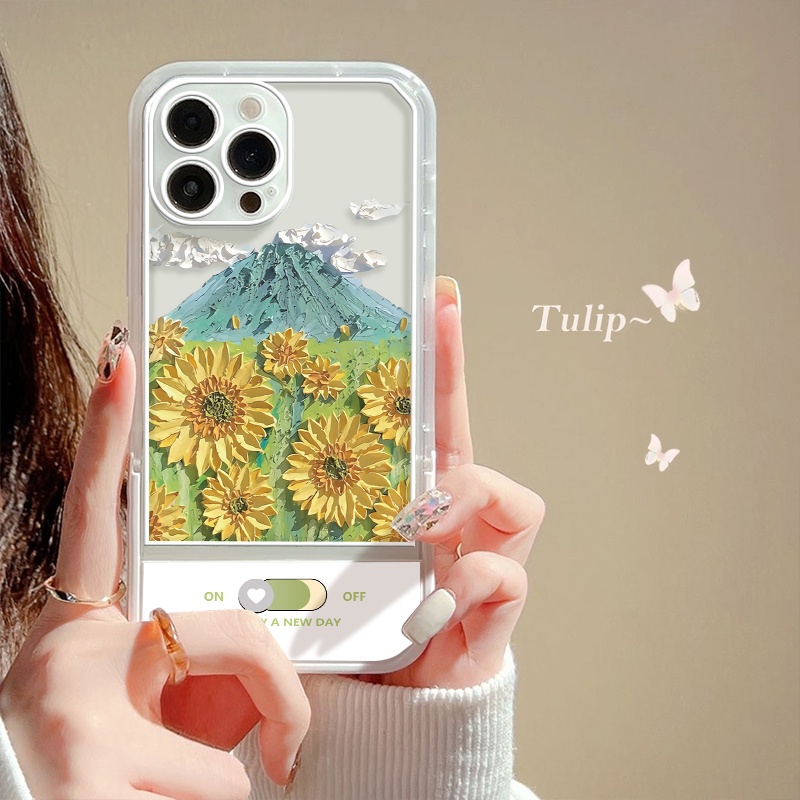 Ốp Điện Thoại TPU Chống Sốc Họa Tiết Tranh Sơn Dầu Cho IPhone 13 Pro Max 6 6S 7 8 Plus X XR XS Max SE 2020 12 Pro Max 11
