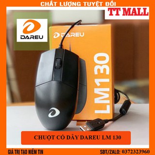 Chuột máy tính có dây dareu lm130- hàng chính hãng bảo hành 24 tháng