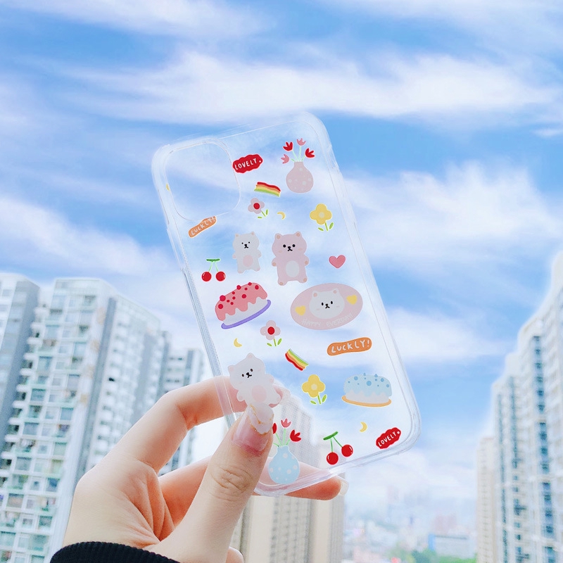 Ốp điện thoại hình dễ thương cho IPHONE 11 PRO MAX 6 6S PLUS 7 8 PLUS X XS MAX XR | BigBuy360 - bigbuy360.vn