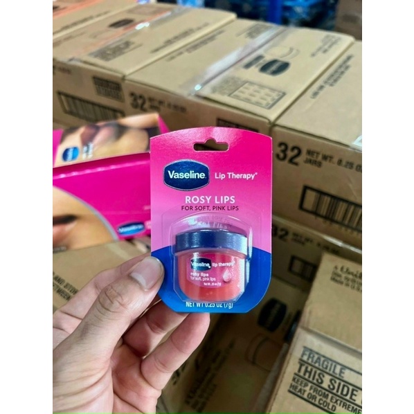 Vaseline dưỡng môi màu hồng của Mỹ
