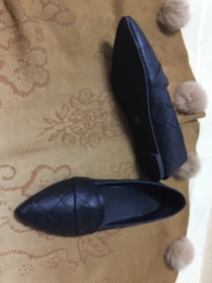 Giày bệt da sần