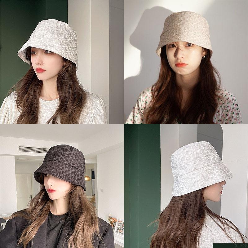 Mũ bucket phối ren màu sắc nhã nhặn thời trang thanh lịch dành cho nữ