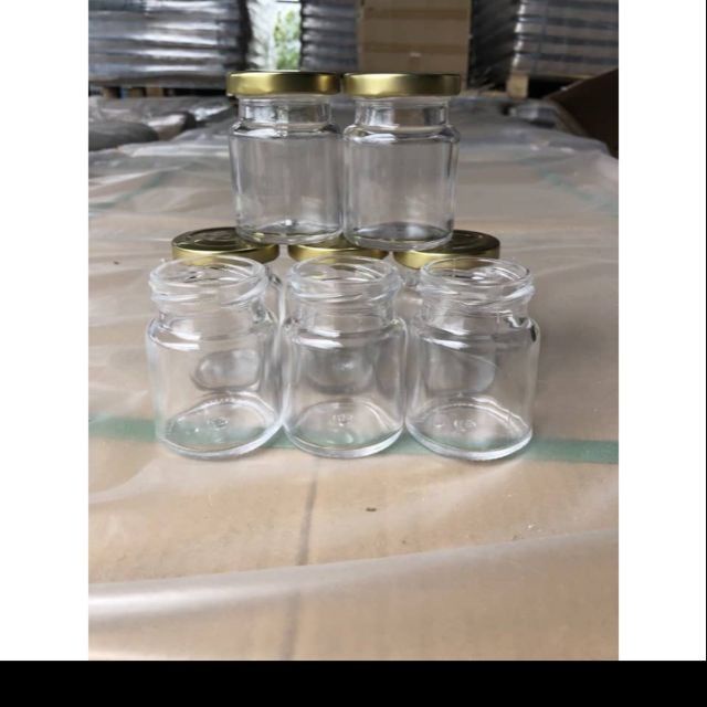 Hũ thủy tinh làm sữa chua có nắp