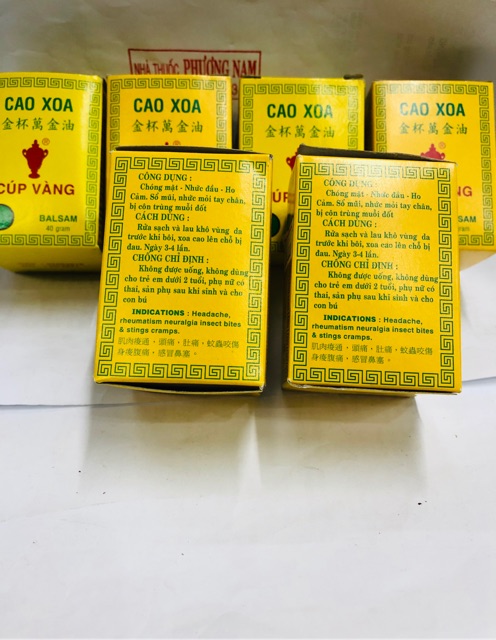 Cao Xoa CÚP VÀNG -hủ 40g