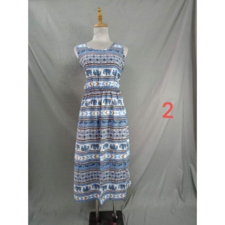 Maxi lanh thái, thổ cẩm đi biển