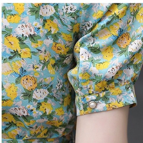 Váy xòe mẹ và bé gái cổ sơ mi kèm thắt lưng