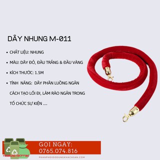 Dây nhung nối cột chắn inox, dây trùng cột chắn inox, dây thừng bện dùng cho cột chắn dây trùng